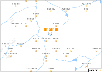 map of Madimbi