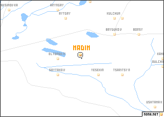 map of Madim