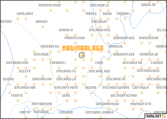 map of Madina Alage