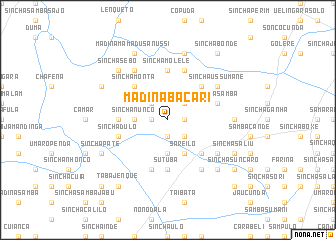 map of Madina Bacari