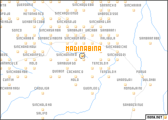map of Madina Bina