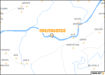 map of Madina Dongo