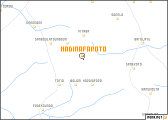 map of Madina Faroto