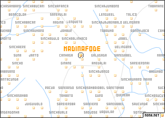 map of Madina Fodè