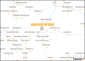 map of Madina Fofana