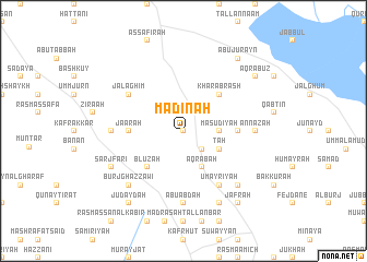 map of Madīnah