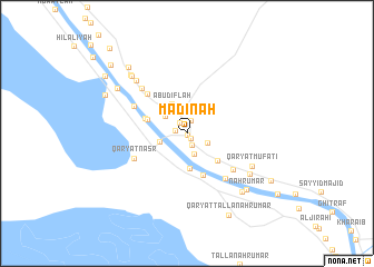 map of Madīnah