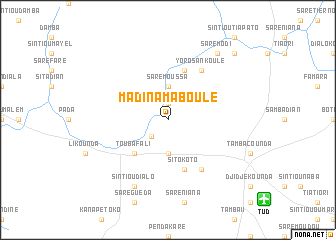 map of Madina Maboulé