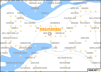 map of Madina Madi