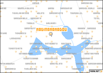 map of Madina Mamadou