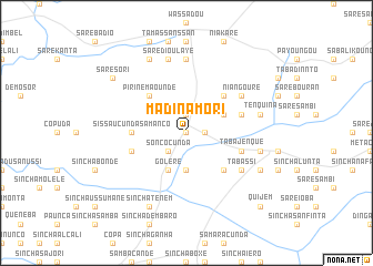 map of Madina Mori