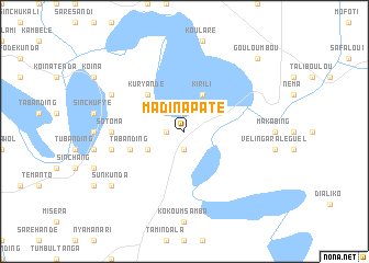 map of Madina Paté