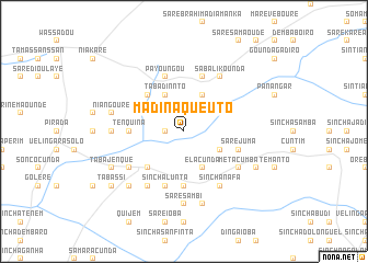 map of Madina Quêuto