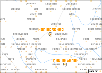 map of Madina Samba