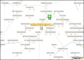 map of Madina Sibikili