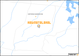 map of Madīnat al Amal