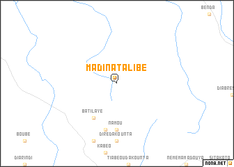 map of Madina Talibé
