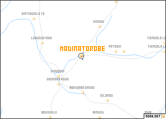 map of Madina Torobé