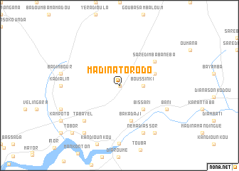 map of Madina Torodo