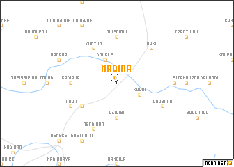 map of Madina