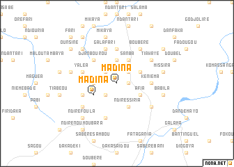 map of Madina