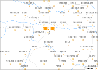 map of Madina