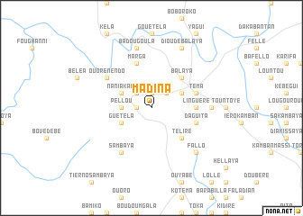 map of Madina