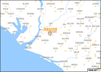 map of Madina