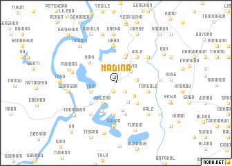 map of Madina