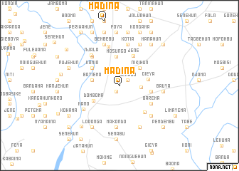 map of Madina