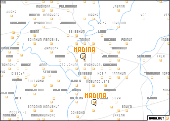 map of Madina