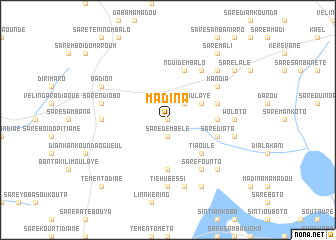 map of Madina