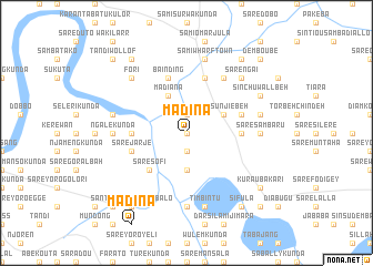 map of Madina