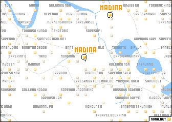 map of Madina