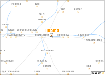 map of Madina