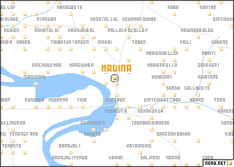 map of Madina