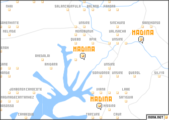 map of Madina