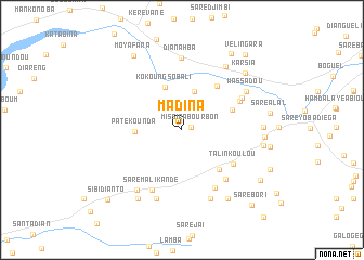 map of Madina