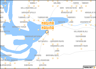 map of Madina