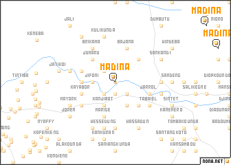 map of Madina