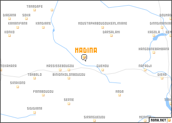 map of Madina