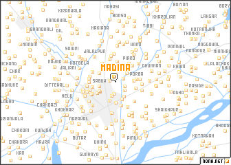 map of Madina