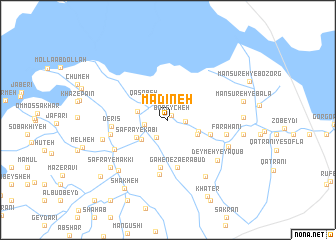 map of Madīneh