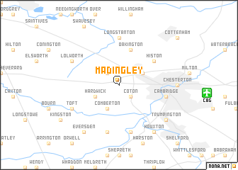 map of Madingley