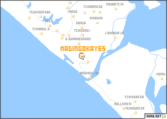 map of Madingo-Kayes