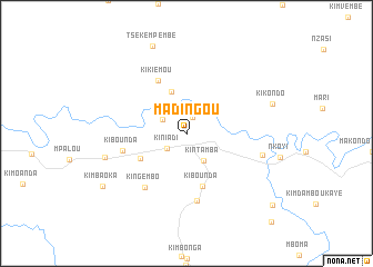 map of Madingou