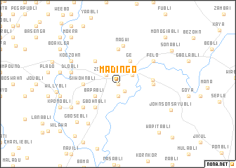 map of Madingo