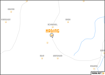 map of Mading