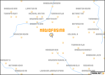 map of Madiofasina