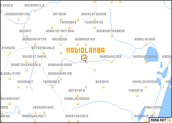 map of Madiolamba